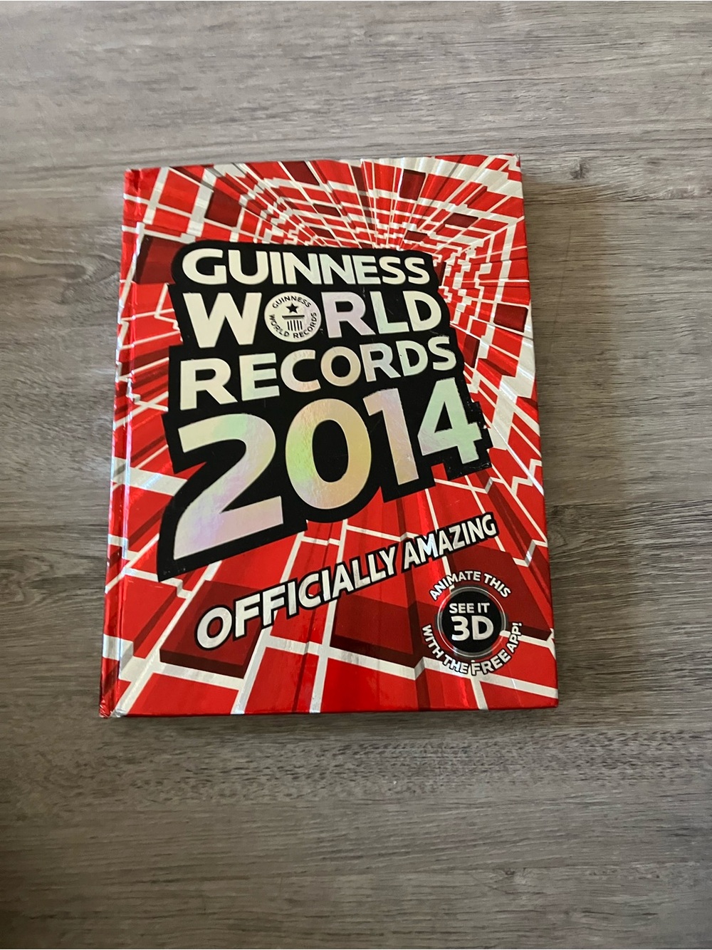 3/$15 Guinness World Records 2014 Hardcover Book - Red & White
